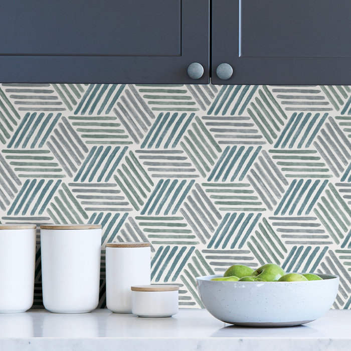 Scott Living Peel & Stick Geometric Wallpaper & Reviews Wayfair
